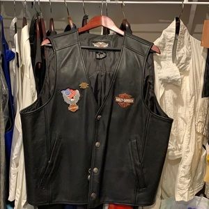 Men’s XL Harley Davidson Leather Vest